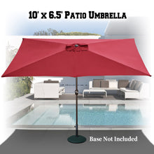 Load image into Gallery viewer, STRONG CAMEL 10'x6.5'  NEW PATIO GARDEN SUNSHADE MARKET UMBRELLA  OUTDOOR