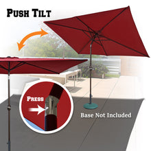 Load image into Gallery viewer, STRONG CAMEL 10'x6.5'  NEW PATIO GARDEN SUNSHADE MARKET UMBRELLA  OUTDOOR
