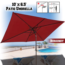 Load image into Gallery viewer, STRONG CAMEL 10'x6.5'  NEW PATIO GARDEN SUNSHADE MARKET UMBRELLA  OUTDOOR