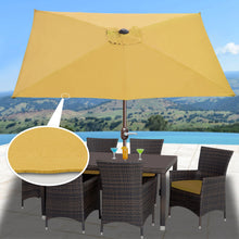 Load image into Gallery viewer, STRONG CAMEL 10'x6.5'  NEW PATIO GARDEN SUNSHADE MARKET UMBRELLA  OUTDOOR