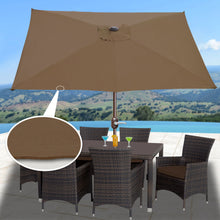 Load image into Gallery viewer, STRONG CAMEL 10'x6.5'  NEW PATIO GARDEN SUNSHADE MARKET UMBRELLA  OUTDOOR