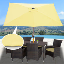 Load image into Gallery viewer, STRONG CAMEL 10'x6.5'  NEW PATIO GARDEN SUNSHADE MARKET UMBRELLA  OUTDOOR