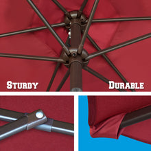 Load image into Gallery viewer, STRONG CAMEL Sunshade 8.2ft Parasol Patio Umbrella for Garden Outdoor with Crank Tilt
