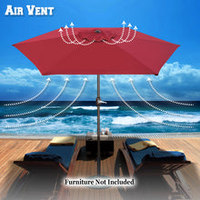 Load image into Gallery viewer, STRONG CAMEL Sunshade 8.2ft Parasol Patio Umbrella for Garden Outdoor with Crank Tilt