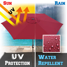 Load image into Gallery viewer, STRONG CAMEL Sunshade 8.2ft Parasol Patio Umbrella for Garden Outdoor with Crank Tilt