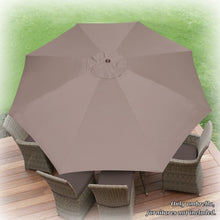 Load image into Gallery viewer, STRONG CAMEL Multi-color 13ft 8 Ribs Round Patio Sunshade Umbrella Outdoor Garden