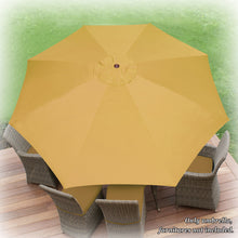 Load image into Gallery viewer, STRONG CAMEL Multi-color 13ft 8 Ribs Round Patio Sunshade Umbrella Outdoor Garden