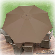 Load image into Gallery viewer, STRONG CAMEL Multi-color 13ft 8 Ribs Round Patio Sunshade Umbrella Outdoor Garden
