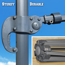Load image into Gallery viewer, STRONG CAMEL 11.5' Round Heavy Duty Cantilever Offset Umbrella Tilt 360 Rotation Patio Spa