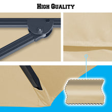 Load image into Gallery viewer, STRONG CAMEL 11.5' Round Heavy Duty Cantilever Offset Umbrella Tilt 360 Rotation Patio Spa