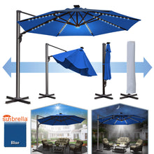 Load image into Gallery viewer, STRONG CAMEL 11.5ft Cantilever Big Roma Hanging Offset Solar Umbrella  with UV+ Waterproof(ONLY LOCAL PICK UP)