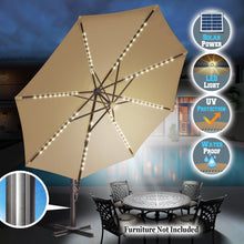 Load image into Gallery viewer, STRONG CAMEL 11.5ft Cantilever Big Roma Hanging Offset Solar Umbrella  with UV+ Waterproof(ONLY LOCAL PICK UP)