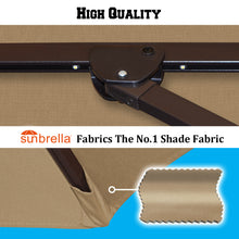 Load image into Gallery viewer, STRONG CAMEL 10' x 10' BIG ROMA Square Cantilever Umbrella Heavy duty Offset Solar Umbrella (ONLY LOCAL PICK UP )