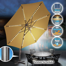 Load image into Gallery viewer, STRONG CAMEL 11.5ft Cantilever Big Roma Hanging Offset Solar Umbrella  with UV+ Waterproof(ONLY LOCAL PICK UP)