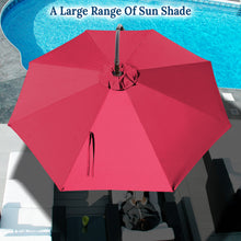 Load image into Gallery viewer, STRONG CAMEL 10' Battery Cantilever LED Light Offset Patio Hanging Umbrella