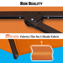 Load image into Gallery viewer, STRONG CAMEL 10' x 10' Anti-wind Cantilever Big Roma Solar LED Patio Umbrella Offset Waterproof