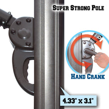 Load image into Gallery viewer, STRONG CAMEL 11.5' Anti-wind Cantilever Big Roma Solar LED Patio Umbrella Offset Waterproof