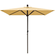 Load image into Gallery viewer, STRONG CAMEL 6.5'x 6.5' Outdoor Square Shape Umbrella Rope Pulley for Garden Table Parasol Yard Outdoor Backyard Pool Deck Cafe Market with Air Vent