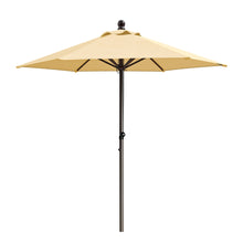 Load image into Gallery viewer, STRONG CAMEL Patio Umbrella 7.5 Ft 6 Ribs Rope Pulley for Garden Table Parasol Yard Outdoor Backyard Pool Deck Cafe Market with Air Vent
