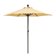 Load image into Gallery viewer, STRONG CAMEL Patio Umbrella 7.5 Ft 6 Ribs Rope Pulley for Garden Table Parasol Yard Outdoor Backyard Pool Deck Cafe Market with Air Vent