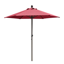 Load image into Gallery viewer, STRONG CAMEL Patio Umbrella 7.5 Ft 6 Ribs Rope Pulley for Garden Table Parasol Yard Outdoor Backyard Pool Deck Cafe Market with Air Vent