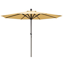 Load image into Gallery viewer, STRONG CAMEL Patio Umbrella 10 Ft 8 Ribs Rope Pulley for Garden Table Parasol Yard Outdoor Backyard Pool Deck Cafe Market with Air Vent