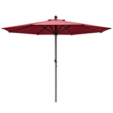 Load image into Gallery viewer, STRONG CAMEL Patio Umbrella 10 Ft 8 Ribs Rope Pulley for Garden Table Parasol Yard Outdoor Backyard Pool Deck Cafe Market with Air Vent