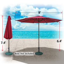 Load image into Gallery viewer, STRONG CAMEL 9ft Patio Battery Light LED Umbrella (SMAPLE)
