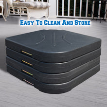 Load image into Gallery viewer, 4pc Heavy Duty Cantilever Offset Umbrella Stand Water Sand Holder Affusion Base