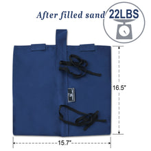 Load image into Gallery viewer, 4pcs Sand Weighted Leg Weight Bags for Pop up Canopy Tent