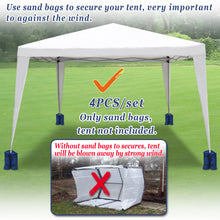 Load image into Gallery viewer, 4pcs Sand Weighted Leg Weight Bags for Pop up Canopy Tent