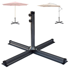 Load image into Gallery viewer, Heavy Duty Patio Umbrella Cross Brace Stand Universal for Outdoor Patio Umbrella, Dark Grey
