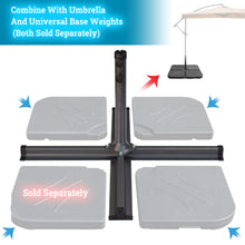 Load image into Gallery viewer, Heavy Duty Patio Umbrella Cross Brace Stand Universal for Outdoor Patio Umbrella, Dark Grey