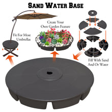 Load image into Gallery viewer, Outdoor Patio Umbrella Stand Deck Parasol SAND Weight Base