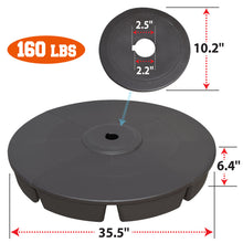 Load image into Gallery viewer, Outdoor Patio Umbrella Stand Deck Parasol SAND Weight Base