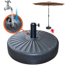 Load image into Gallery viewer, Patio Umbrella Base Sand Water Filled 20" 28L Parasol Weight Sand Base Holder