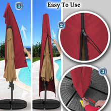 Load image into Gallery viewer, 10-15ft Patio Cantilever Roma Off-set Umbrella Protect Cover