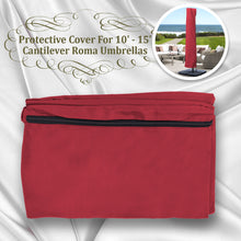 Load image into Gallery viewer, 10-15ft Patio Cantilever Roma Off-set Umbrella Protect Cover