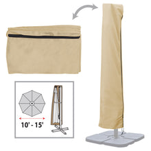 Load image into Gallery viewer, 10-15ft Patio Cantilever Roma Off-set Umbrella Protect Cover
