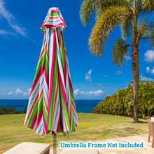 Load image into Gallery viewer, Patio Umbrella Replacement Canopy Cover for 9ft 8 Ribs Umbrella Market Table Top Sunshade Cover Outdoor