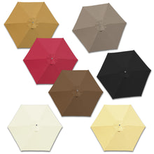 Load image into Gallery viewer, Patio Replacement Canopy 8.2ft 6 Rib Umbrella Cover