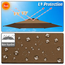 Load image into Gallery viewer, Patio Replacement Canopy 8.2ft 6 Rib Umbrella Cover