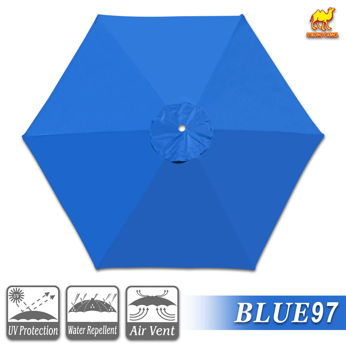 8 ft 6 rib patio umbrella replacement canopy Patio Replacement Canopy 8.2ft 6 Rib Umbrella Cover – Sunny Outdoor US