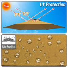 Load image into Gallery viewer, Umbrella Cover Canopy 9ft 6 Ribs Patio Replacement Top Outdoor
