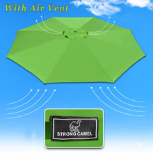 Load image into Gallery viewer, 10' 8 Ribs Patio Umbrella Canopy Top Cover Replacement