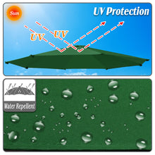 Load image into Gallery viewer, 10' 8 Ribs Patio Umbrella Canopy Top Cover Replacement