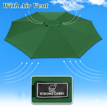 Load image into Gallery viewer, 10' 8 Ribs Patio Umbrella Canopy Top Cover Replacement