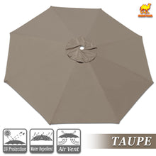 Load image into Gallery viewer, Umbrella Replacement Canopy Cover for 11.5ft 8 Rib Market Outdoor Patio Shades