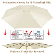 Load image into Gallery viewer, Umbrella Cover Canopy 13ft 8 Rib Patio Replacement Top Outdoor