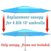 Load image into Gallery viewer, Umbrella Cover Canopy 13ft 8 Rib Patio Replacement Top Outdoor